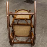 Rocking-chair Thonet 1900 cannage