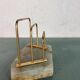 Vintage onyx letter holder