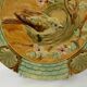 Slop bowl with bird decoration.