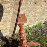 Antique mahogany and mahogany veneer pedestal table
