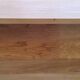 Double wall shelf in solid blond oak from the 1950s