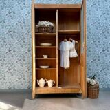 Large glass cabinet with hanging space