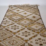 Berber Wool Carpet Runner 1960s