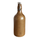 Bouteille marron en grès