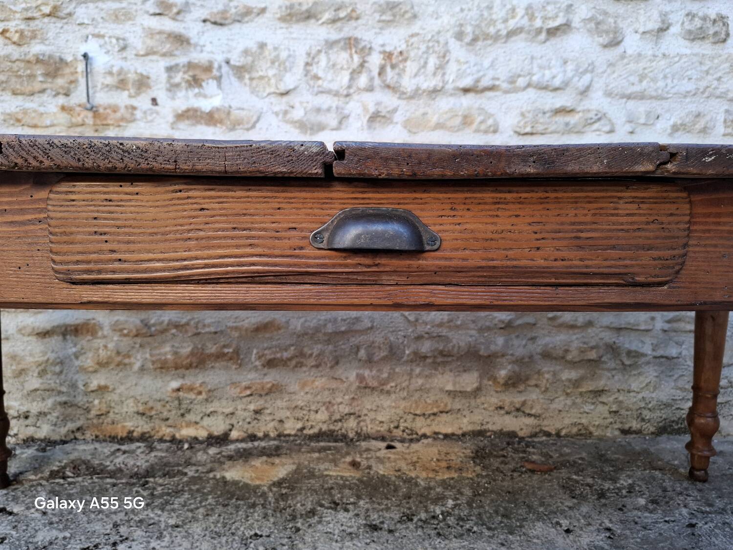 Extendable farmhouse table 285 x 86