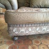 Napoleon III style 3-seater sofa