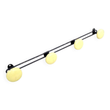 60s yellow wall coat rack 4 pieces