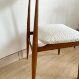 Series of 4 Scandinavian chairs from the 60s