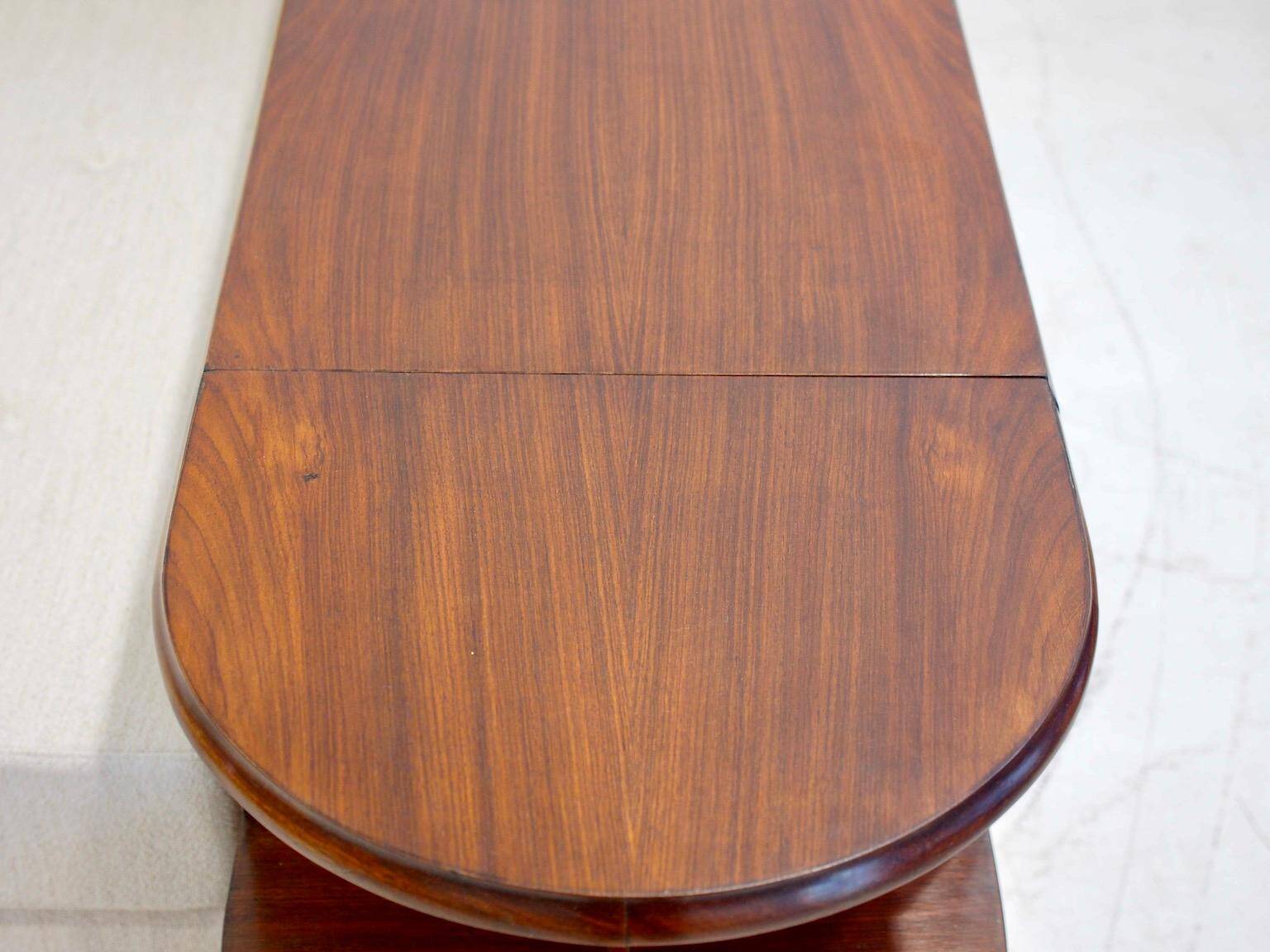 Mid-century meridian by Giuseppe Gibelli with bedside table.
