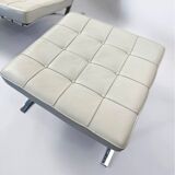 Barcelona chair and ottoman Knoll original — Mies van der Rohe