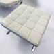 Barcelona chair and ottoman Knoll original — Mies van der Rohe