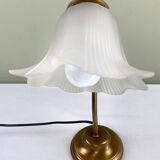 Brass tulip lamp