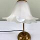 Lampe tulipe en laiton