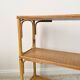 vintage rattan shelf