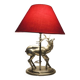 Old Pewter Deer Table Lamp