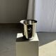 Stainless steel champagne and wine bucket with handle D19 H19