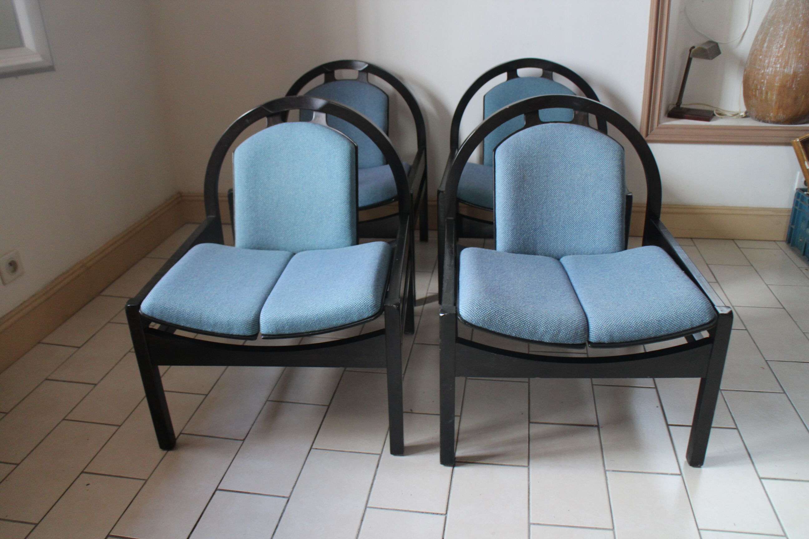 4 Baumann argos armchairs