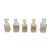 Lot de 5 carafes à whisky
