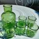 Carafe et verre Vintage
