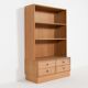 Bibliothèque-armoire danoise moderne des années 1970 par Poul Hundevad