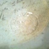 real Betschdorf Alsace vase pot, salt sandstone, blue gray, incised patterns