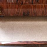 Commode 3 tiroirs laquée placage palissandre