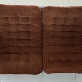 Scandinavian two-seater oak sofa, 1960s