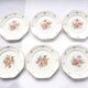 6 octagonal flower plates