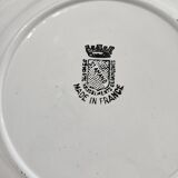 Assiette à dessert  enfaïence de Saint Amand