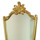 Classic Gold Leaf Mirror Crested Mirror Baroque Style 79cm