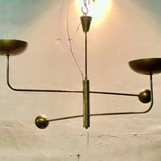 Lampe en laiton vintage, 1960