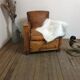 Old club chair - Leather armchair