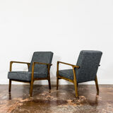 Pair of 04-B armchairs by Bydgoskie Fabryki Mebli 1960s