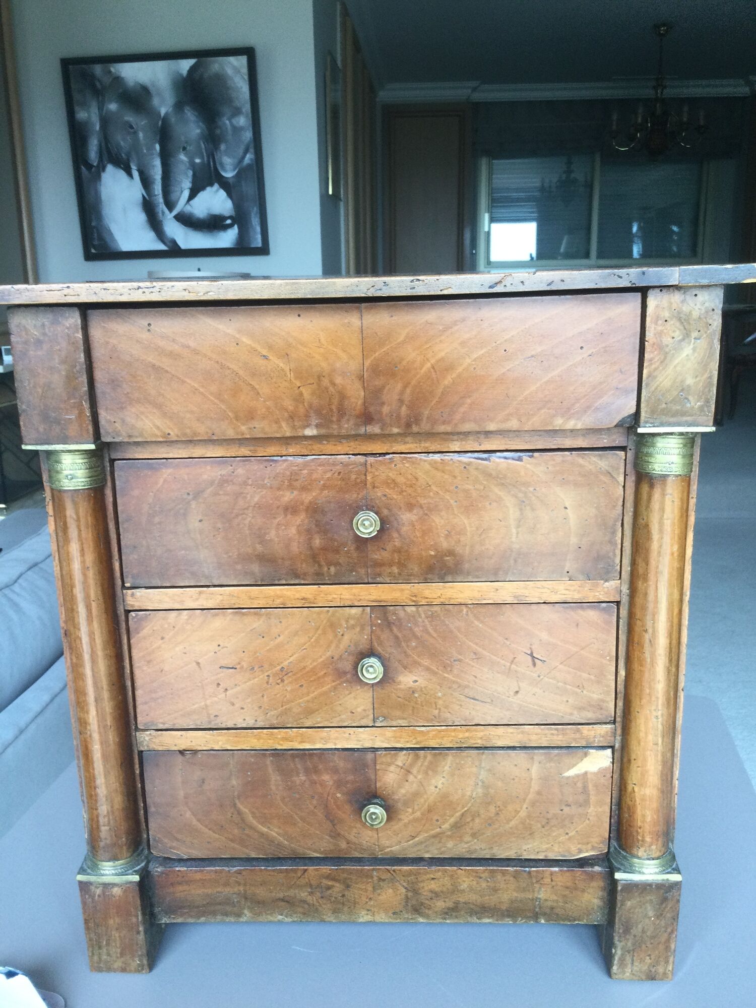 Chest of drawer empire style furniture