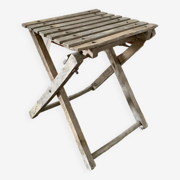 Old folding stool