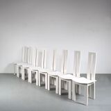 Chaises de salle à manger des années 1980 par Pietro Costantini pour Ello, Italie