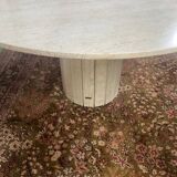 Jean Charles travertine dining table for Roche Bobois 1970s