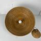Midcentury pencil reed rattan bamboo pendant hanging lamp, Italy, 1970s