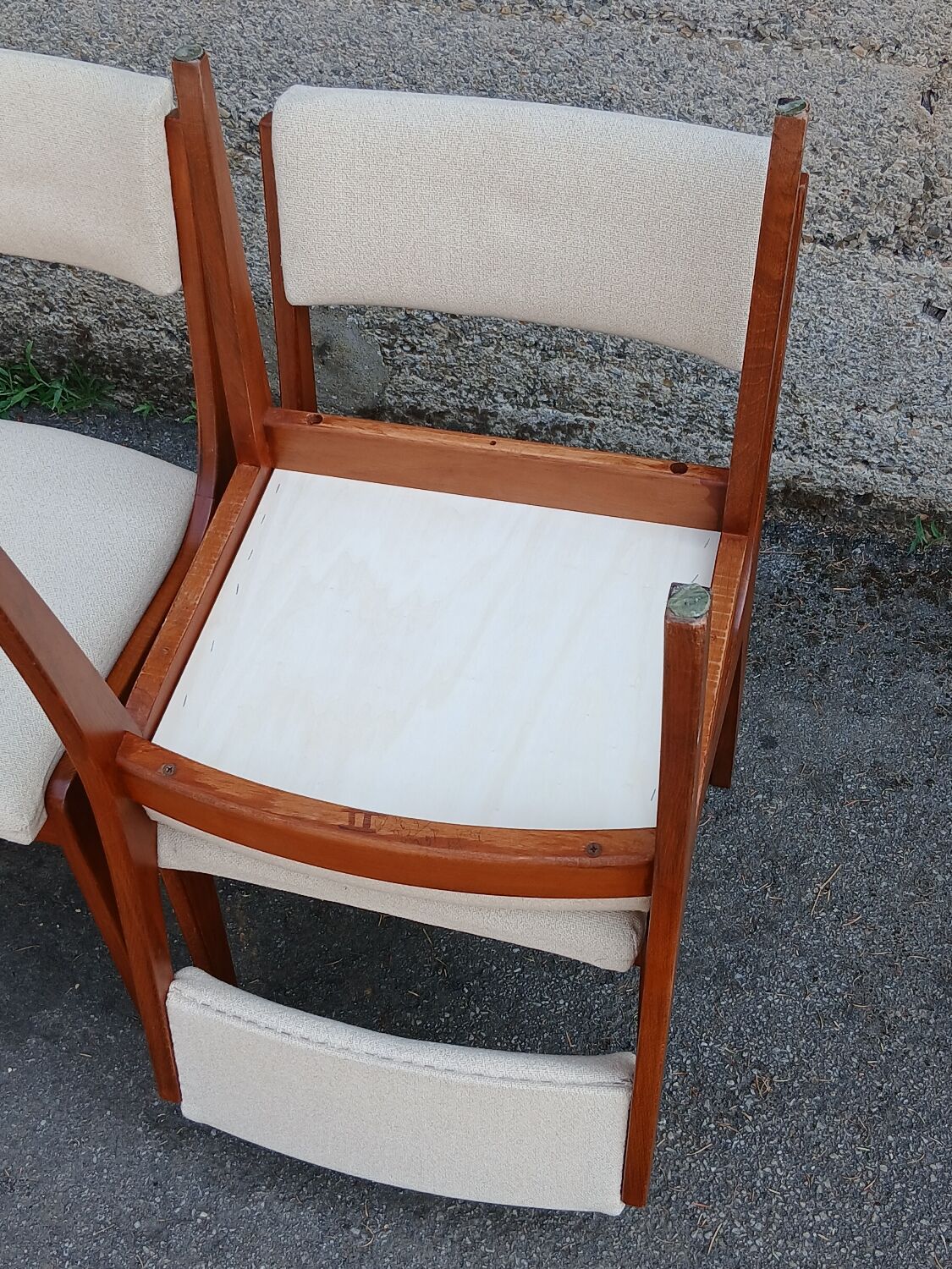 Quatre chaises Scandinaves années 60/70