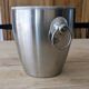 Vintage French stainless steel champagne bucket Létang Rémy
