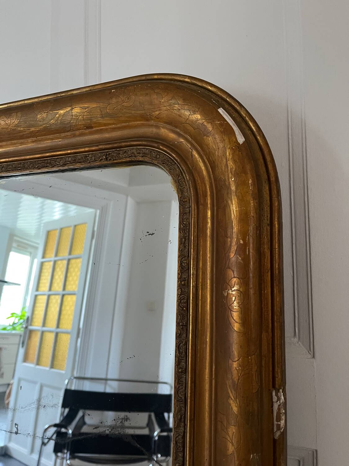 Miroir d’époque Louis Philippe 19ieme siècle