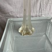 Vase, Soliflore à 6 pans dentelés  XXe siècle