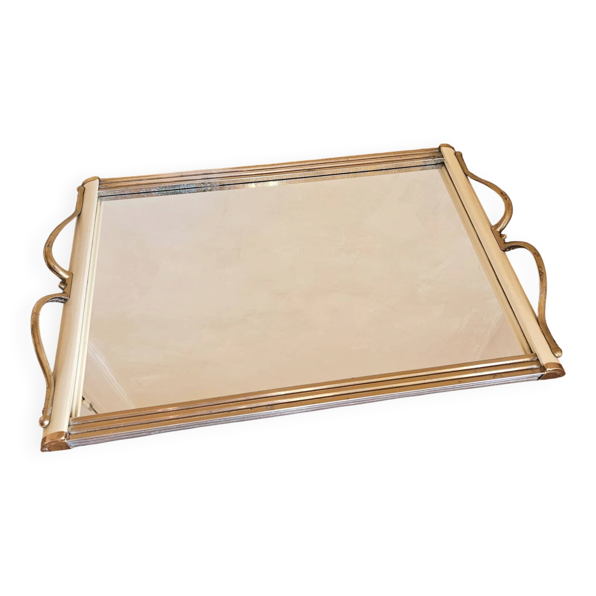 Plateau miroir Art Déco