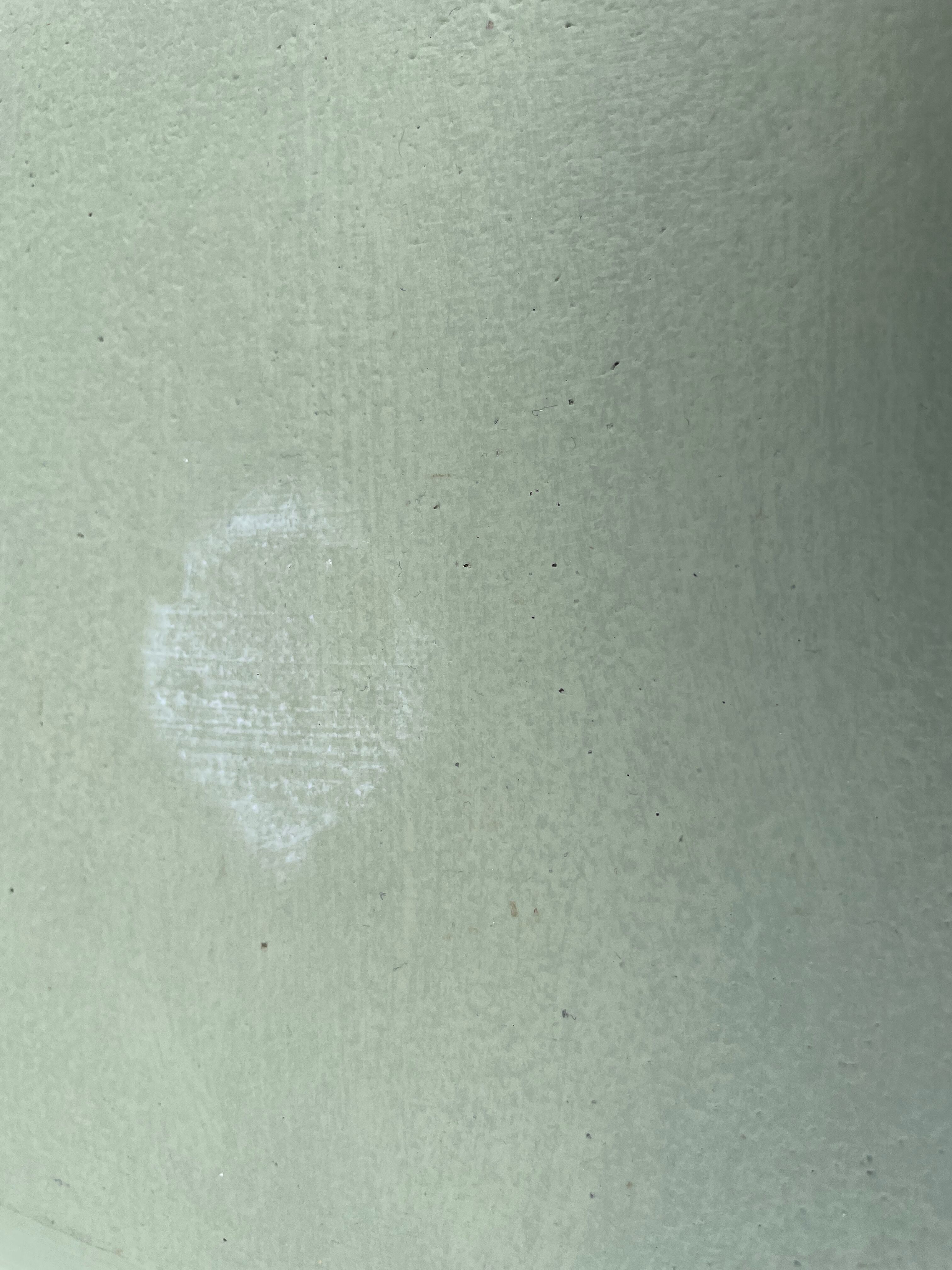 Patinated green baluster table