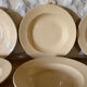 Deep plates Badonviller in half porcelain