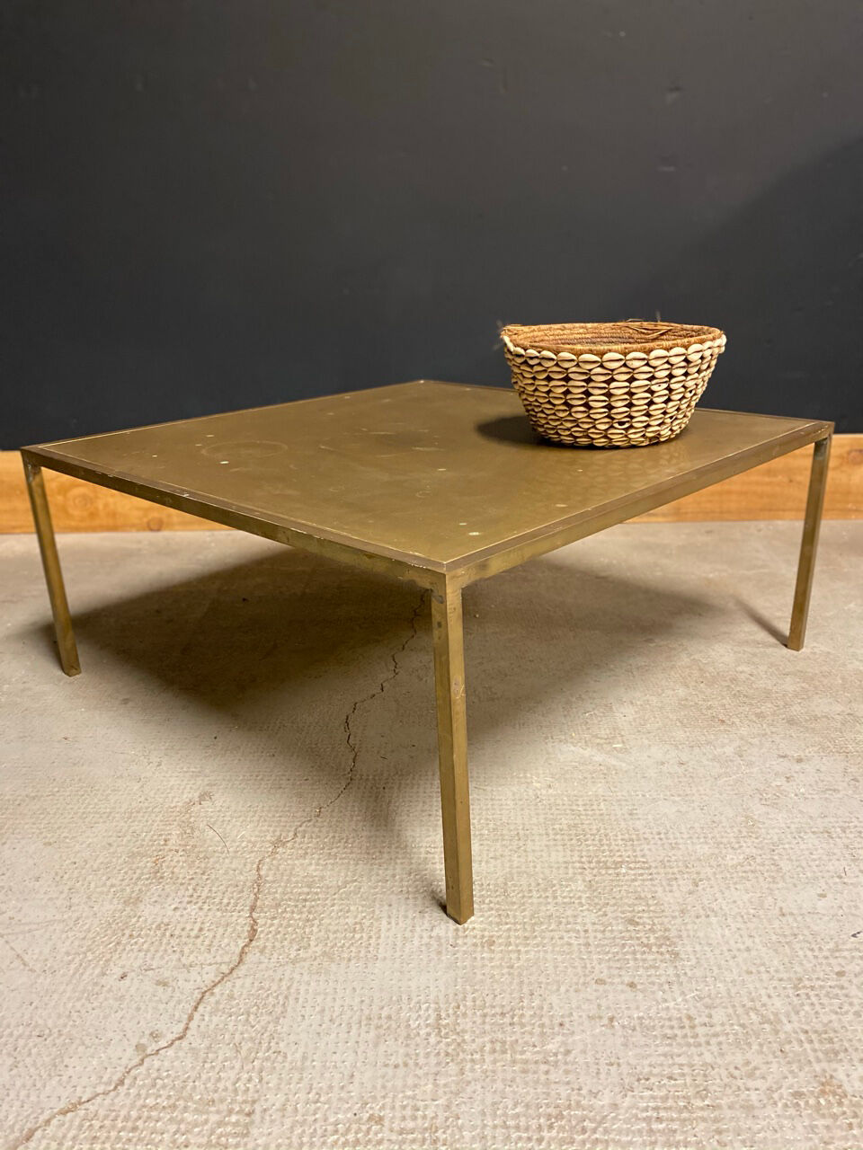 Brass coffee table 1950