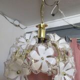 Suspension, vintage chandelier, 18 flowers