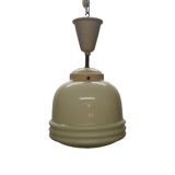 Mid Century Vintage Glass Pendant Lamp, 1950s