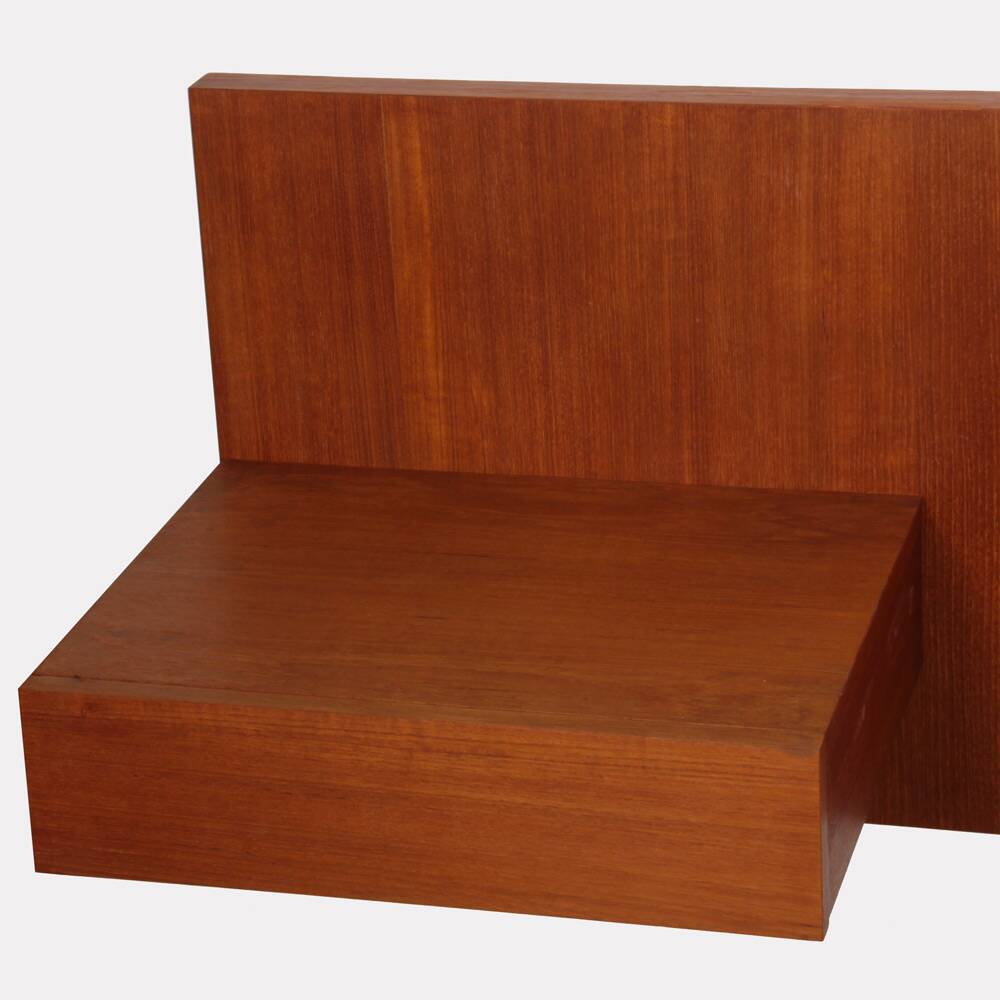 Scandinavian teak headboard, 1960