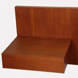 Scandinavian teak headboard, 1960